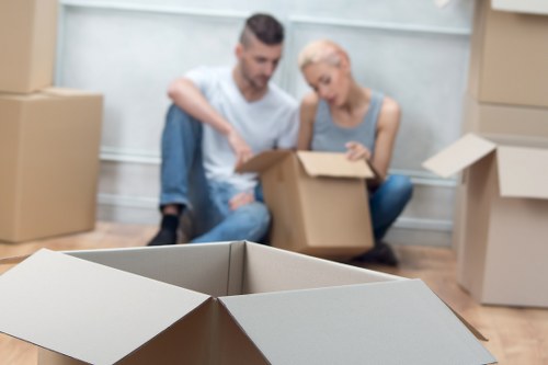 Packed seasonal belongings ready for household storage
