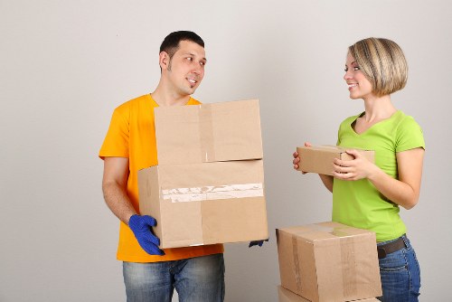 Professional movers handling a local small removal job in Norbiton